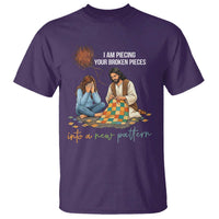 I Am Piecing Your Broken Pieces Christian Healing T Shirt Jesus Comfort Faith Restoration Inspirational Gift