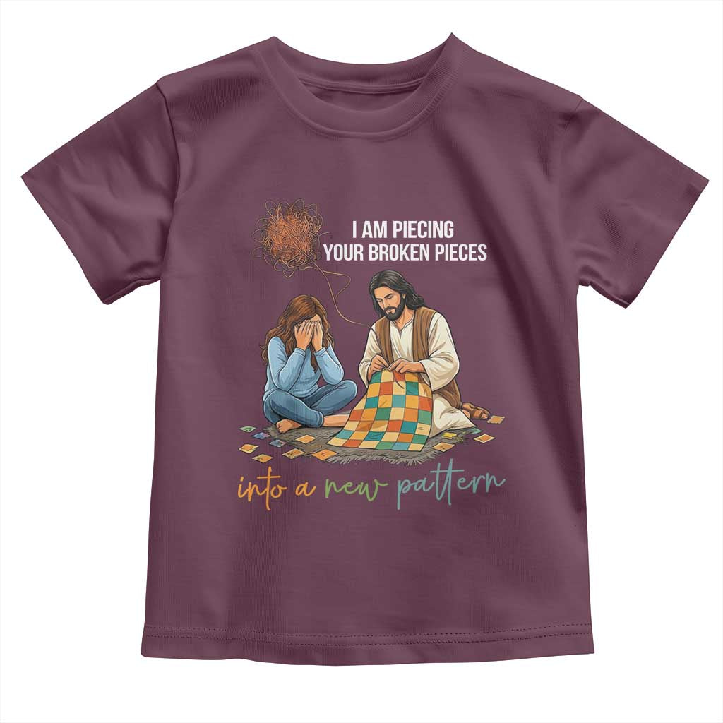 I Am Piecing Your Broken Pieces Christian Healing Toddler T Shirt Jesus Comfort Faith Restoration Inspirational Gift