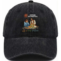 I Am Piecing Your Broken Pieces Christian Healing Washed Cotton Baseball Cap Jesus Comfort Faith Restoration Inspirational Gift