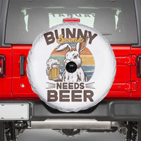Some Bunny Needs Beer Funny Easter Drinking Humor Spare Tire Cover Retro Rabbit Beer Lover Gift
