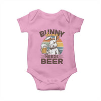 Some Bunny Needs Beer Funny Easter Drinking Humor Baby Onesie Retro Rabbit Beer Lover Gift
