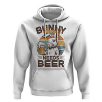 Some Bunny Needs Beer Funny Easter Drinking Humor Hoodie Retro Rabbit Beer Lover Gift