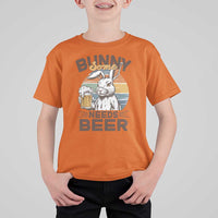 Some Bunny Needs Beer Funny Easter Drinking Humor T Shirt For Kid Retro Rabbit Beer Lover Gift