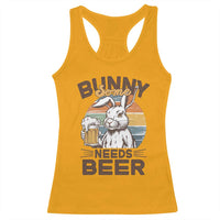Some Bunny Needs Beer Funny Easter Drinking Humor Racerback Tank Top Retro Rabbit Beer Lover Gift