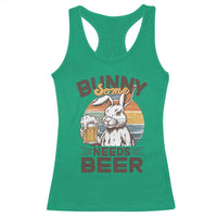 Some Bunny Needs Beer Funny Easter Drinking Humor Racerback Tank Top Retro Rabbit Beer Lover Gift
