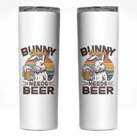 Some Bunny Needs Beer Funny Easter Drinking Humor Skinny Tumbler Retro Rabbit Beer Lover Gift