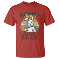 Some Bunny Needs Beer Funny Easter Drinking Humor T Shirt Retro Rabbit Beer Lover Gift