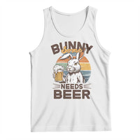 Some Bunny Needs Beer Funny Easter Drinking Humor Tank Top Retro Rabbit Beer Lover Gift