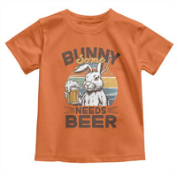 Some Bunny Needs Beer Funny Easter Drinking Humor Toddler T Shirt Retro Rabbit Beer Lover Gift