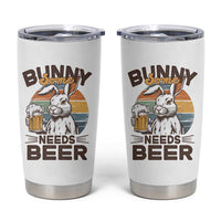 Some Bunny Needs Beer Funny Easter Drinking Humor Tumbler Cup Retro Rabbit Beer Lover Gift