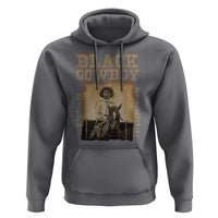 Bill Pickett Hoodie Black Cowboy Western Legend Vintage