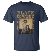 Bill Pickett T Shirt Black Cowboy Western Legend Vintage