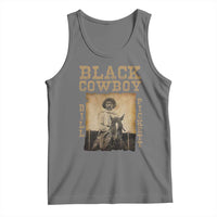 Bill Pickett Tank Top Black Cowboy Western Legend Vintage