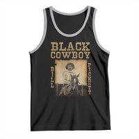 Bill Pickett Tank Top Black Cowboy Western Legend Vintage