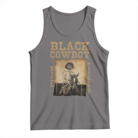 Bill Pickett Tank Top Black Cowboy Western Legend Vintage
