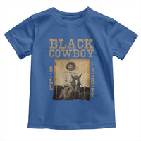 Bill Pickett Toddler T Shirt Black Cowboy Western Legend Vintage