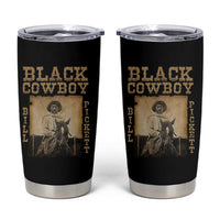 Bill Pickett Tumbler Cup Black Cowboy Western Legend Vintage