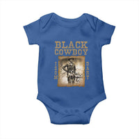 Isom Dart Baby Onesie Black Cowboy Western Legend Vintage
