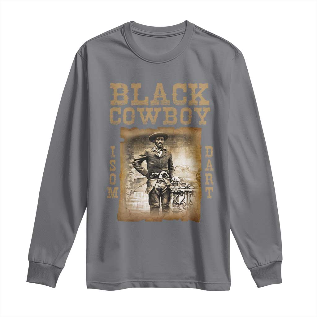 Isom Dart Long Sleeve Shirt Black Cowboy Western Legend Vintage