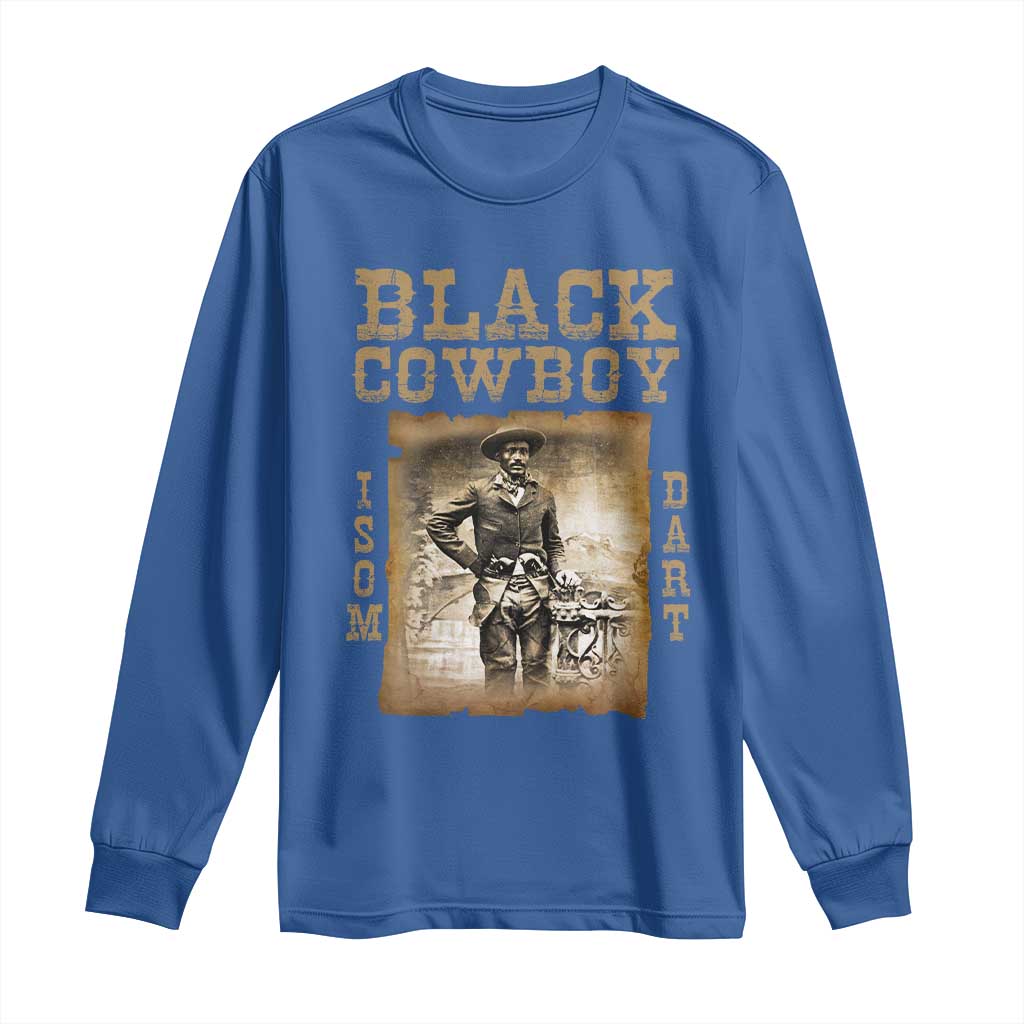 Isom Dart Long Sleeve Shirt Black Cowboy Western Legend Vintage