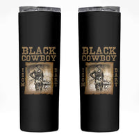 Isom Dart Skinny Tumbler Black Cowboy Western Legend Vintage