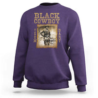 Isom Dart Sweatshirt Black Cowboy Western Legend Vintage