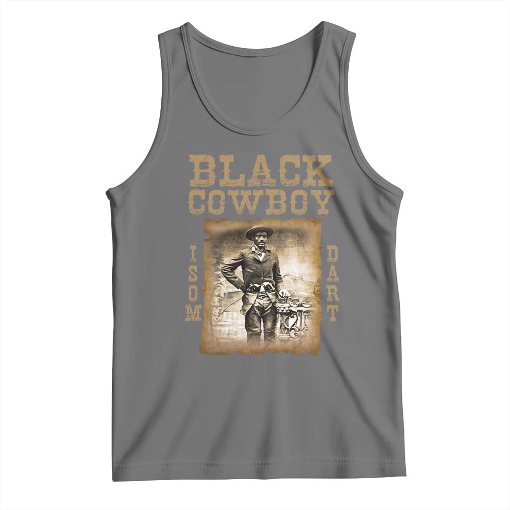 Isom Dart Tank Top Black Cowboy Western Legend Vintage