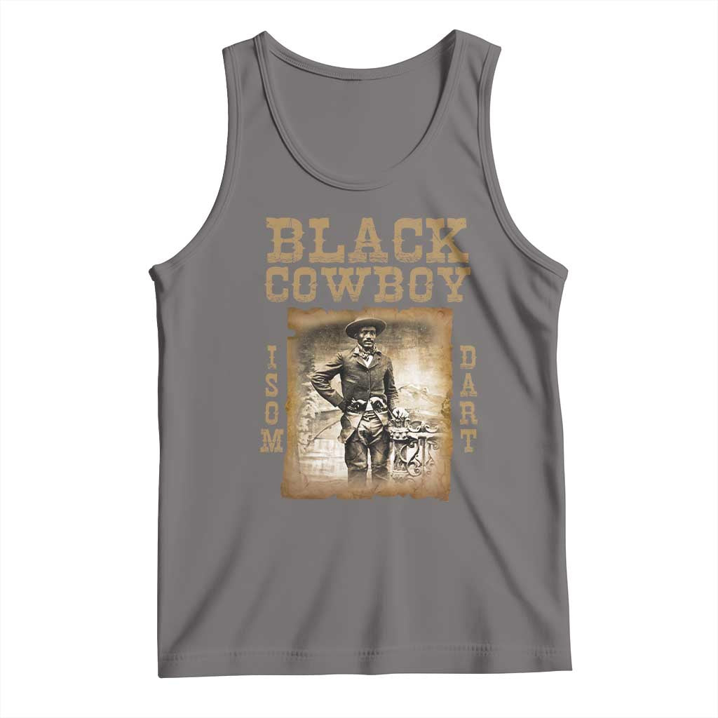 Isom Dart Tank Top Black Cowboy Western Legend Vintage
