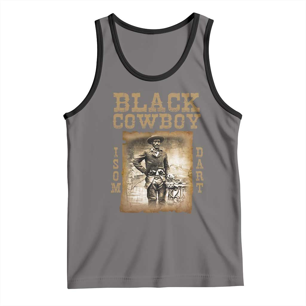 Isom Dart Tank Top Black Cowboy Western Legend Vintage