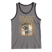 Isom Dart Tank Top Black Cowboy Western Legend Vintage
