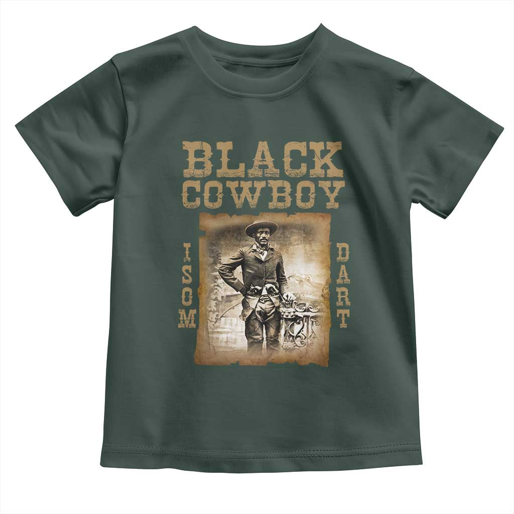 Isom Dart Toddler T Shirt Black Cowboy Western Legend Vintage