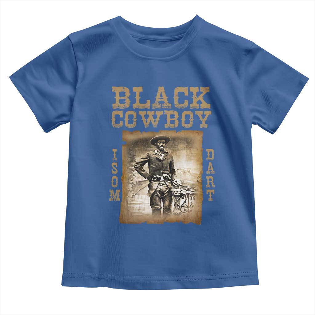 Isom Dart Toddler T Shirt Black Cowboy Western Legend Vintage