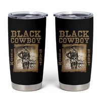 Isom Dart Tumbler Cup Black Cowboy Western Legend Vintage