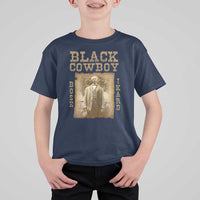 Bose Ikard T Shirt For Kid Black Cowboy Western Legend Vintage
