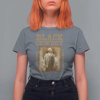 Bose Ikard T Shirt For Women Black Cowboy Western Legend Vintage