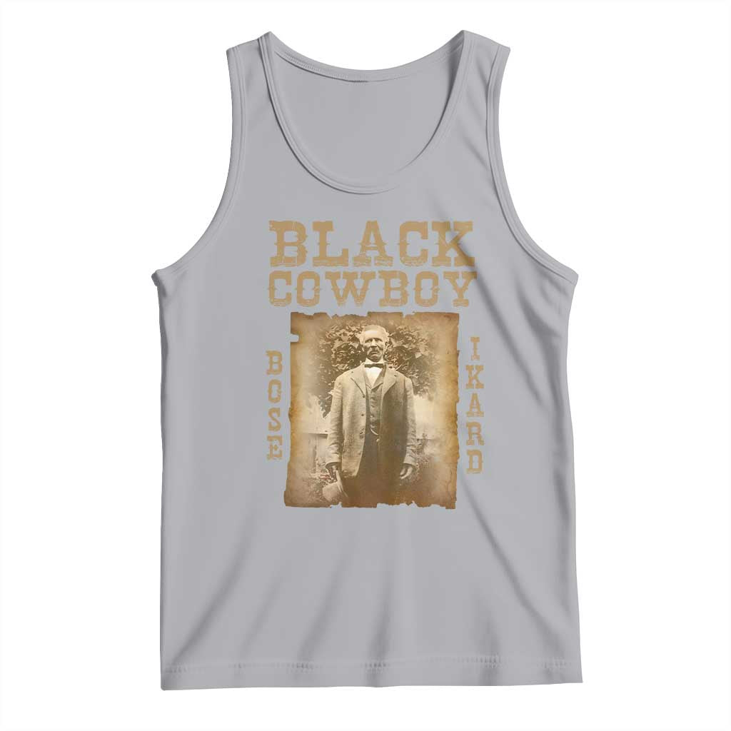 Bose Ikard Tank Top Black Cowboy Western Legend Vintage