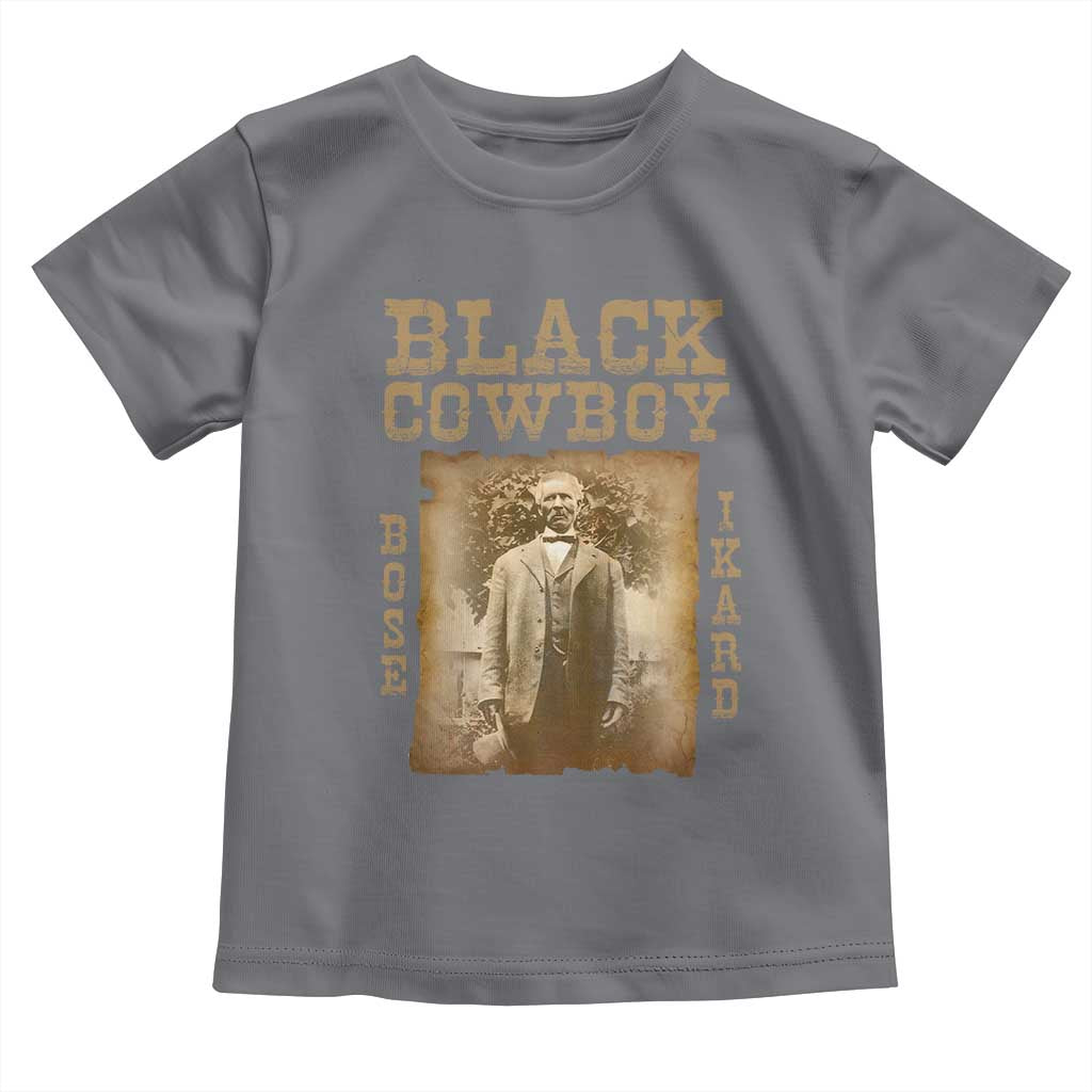 Bose Ikard Toddler T Shirt Black Cowboy Western Legend Vintage