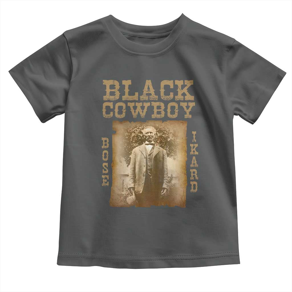 Bose Ikard Toddler T Shirt Black Cowboy Western Legend Vintage
