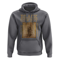Bass Reeves Hoodie Black Cowboy Western Legend Vintage