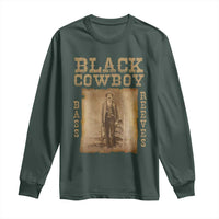 Bass Reeves Long Sleeve Shirt Black Cowboy Western Legend Vintage