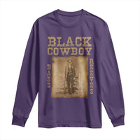 Bass Reeves Long Sleeve Shirt Black Cowboy Western Legend Vintage