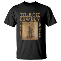 Bass Reeves T Shirt Black Cowboy Western Legend Vintage