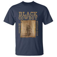 Bass Reeves T Shirt Black Cowboy Western Legend Vintage