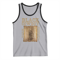 Bass Reeves Tank Top Black Cowboy Western Legend Vintage