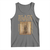Bass Reeves Tank Top Black Cowboy Western Legend Vintage