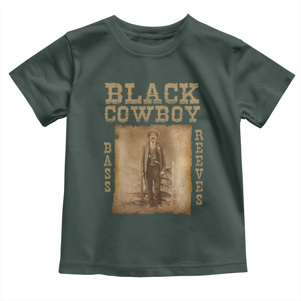 Bass Reeves Toddler T Shirt Black Cowboy Western Legend Vintage