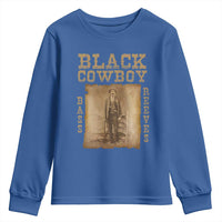 Bass Reeves Youth Sweatshirt Black Cowboy Western Legend Vintage
