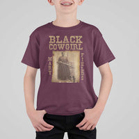 Mary Fields T Shirt For Kid Black Cowgirl Pioneer Western Legend Vintage