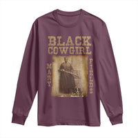 Mary Fields Long Sleeve Shirt Black Cowgirl Pioneer Western Legend Vintage