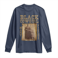 Mary Fields Long Sleeve Shirt Black Cowgirl Pioneer Western Legend Vintage